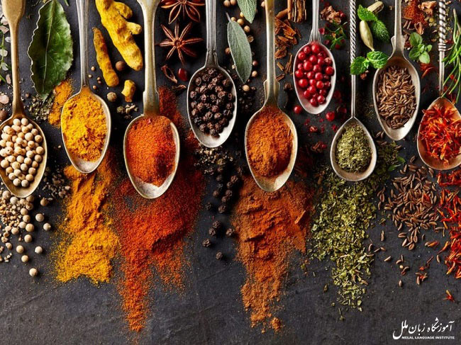 List of spices in English