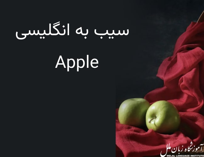 سیب به انگلیسی