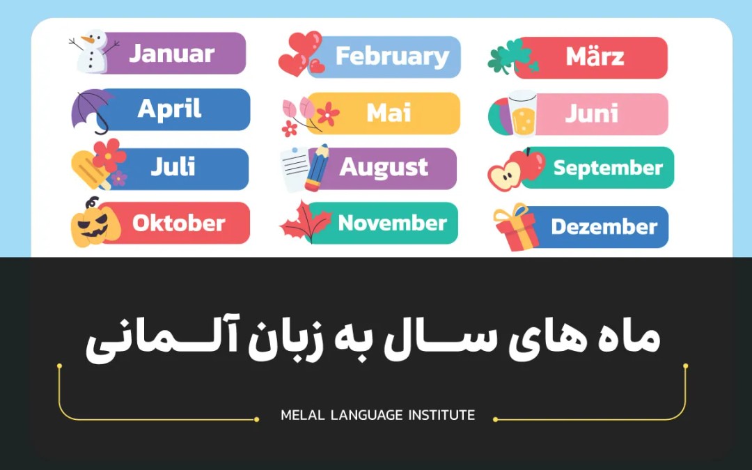ماه های سال به زبان آلمانی