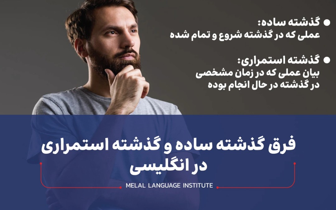 فرق گذشته ساده و گذشته استمراری در انگلیسی