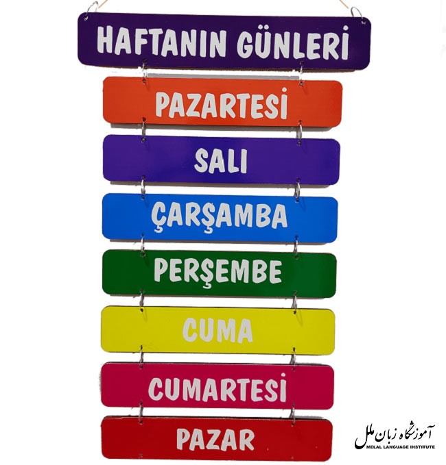 روزهای هفته به ترکی استانبولی