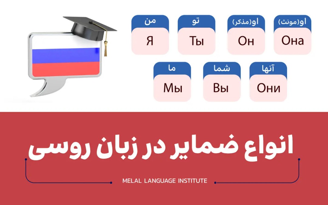 انواع ضمایر در زبان روسی