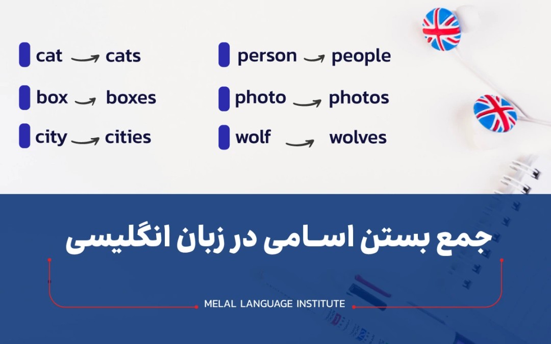 جمع بستن اسامی در انگلیسی