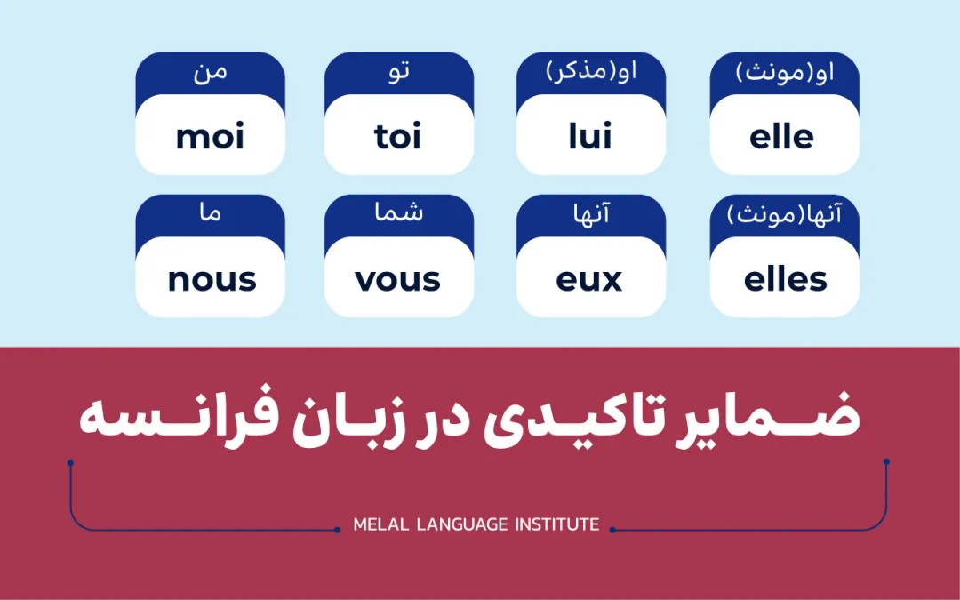 ضمایر تاکیدی در زبان فرانسه