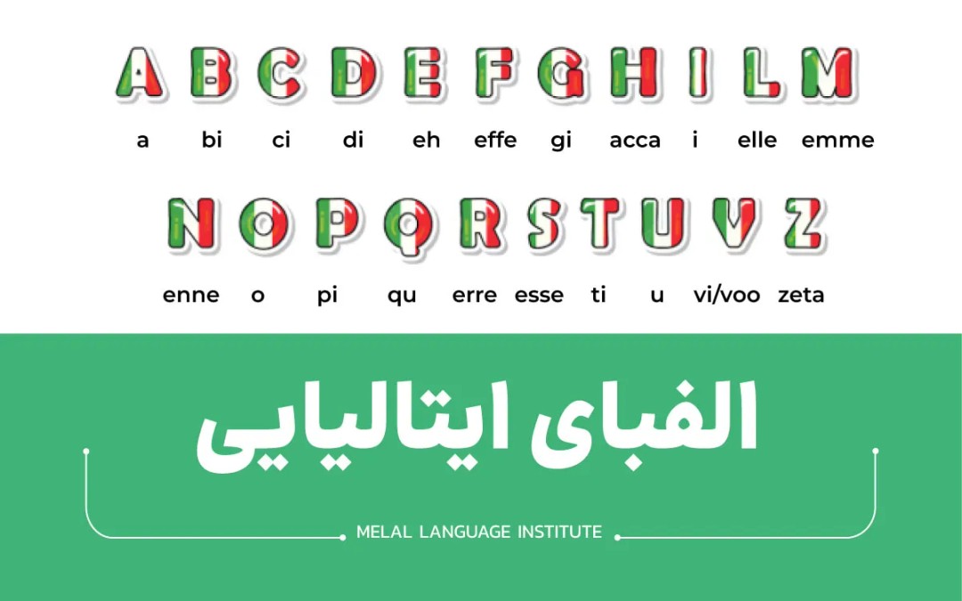الفبای ایتالیایی + تلفظ فارسی و صوتی با مثال 