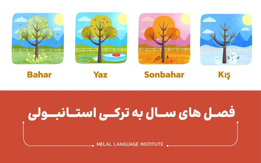فصل های سال به ترکی استانبولی