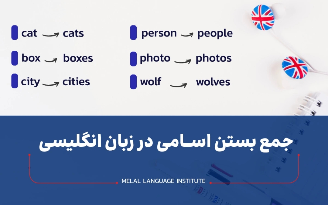 جمع بستن اسامی در انگلیسی