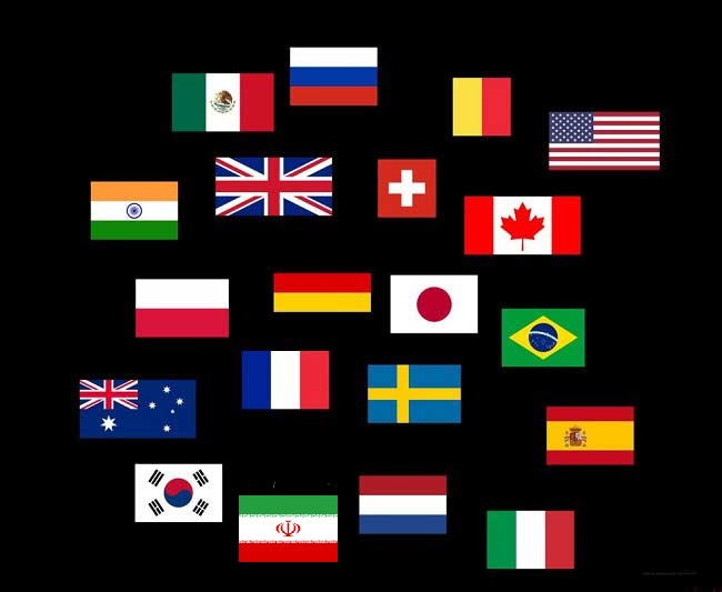 پرچم کشورهای جهان
